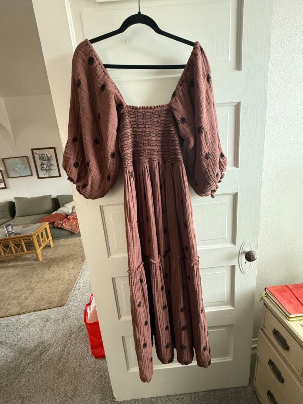 Free People Dahlia Embroidered Maxi Dress - Picture 4 of 6